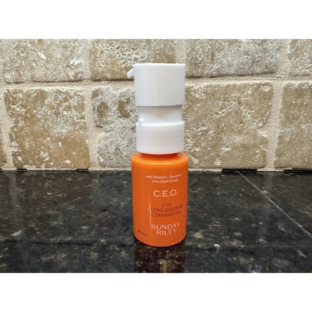 Sunday‎ Riley CEO C+E Micro-Dissolve Cleansing Oil 1 Oz Travel Size NEW No Box